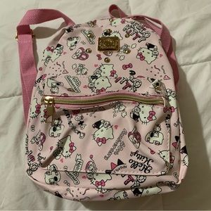 Pink Hello Kitty Mini Backpack with Gold Details NWOT